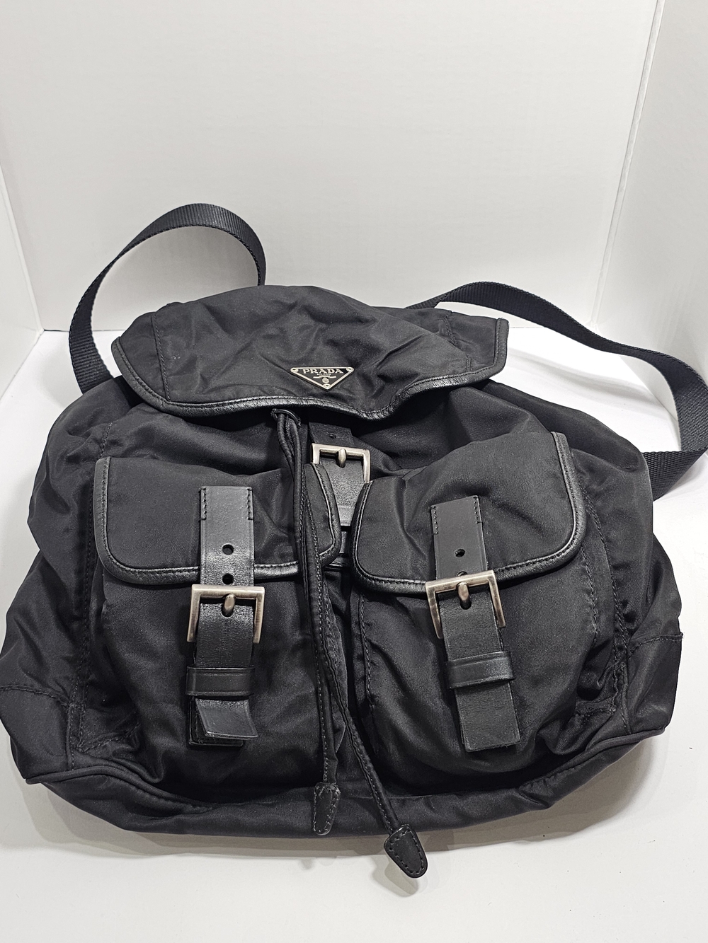 Prada Vela Sport Nero Backpack BZ001 with Autehticity Card/Retail Tag & Dust Bag